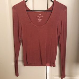 American eagle Crop long sleeve